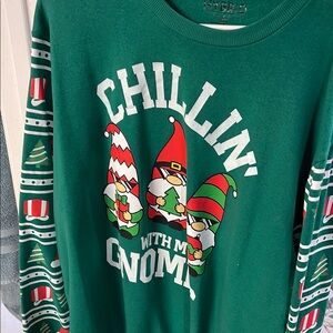 Hybrid & company Kids Green Pajamas - Chillin' with My Gnomies